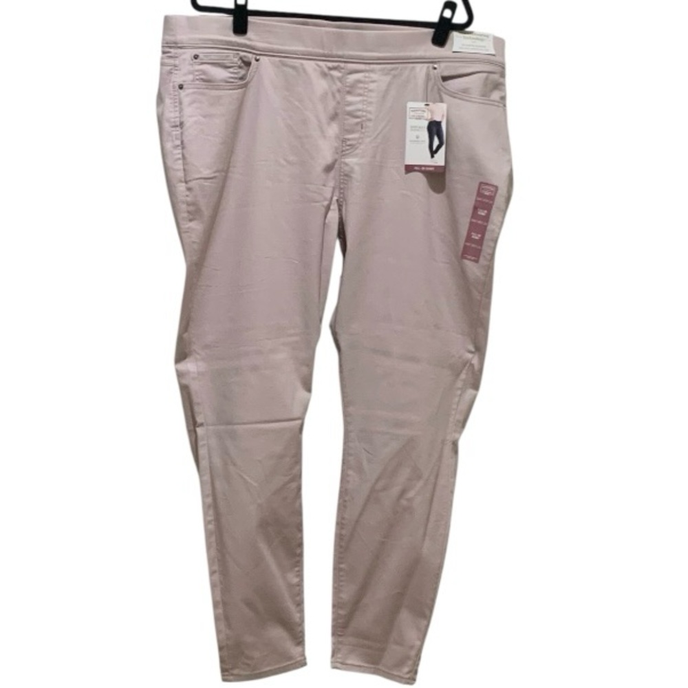 Levi Strauss & Co. Signature Gold Label Pull-On Skinny Pants Tummy Shaping 24W - Picture 3 of 13